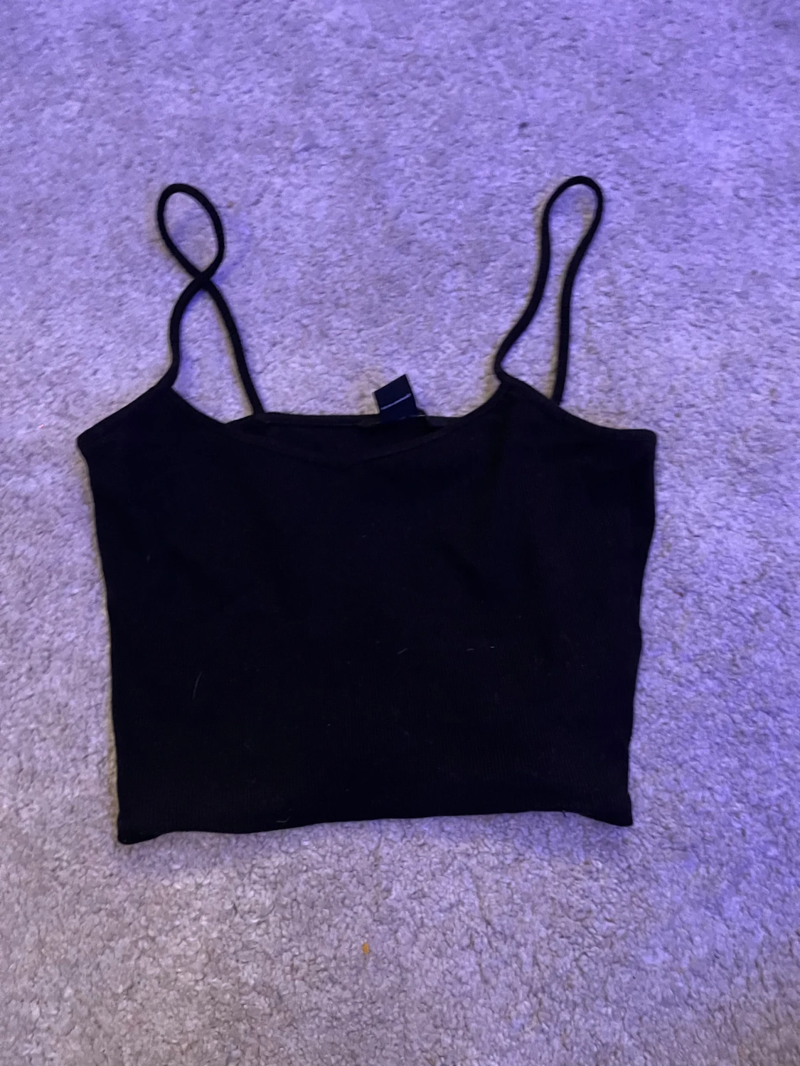 Svart linnetopp från Monki XS