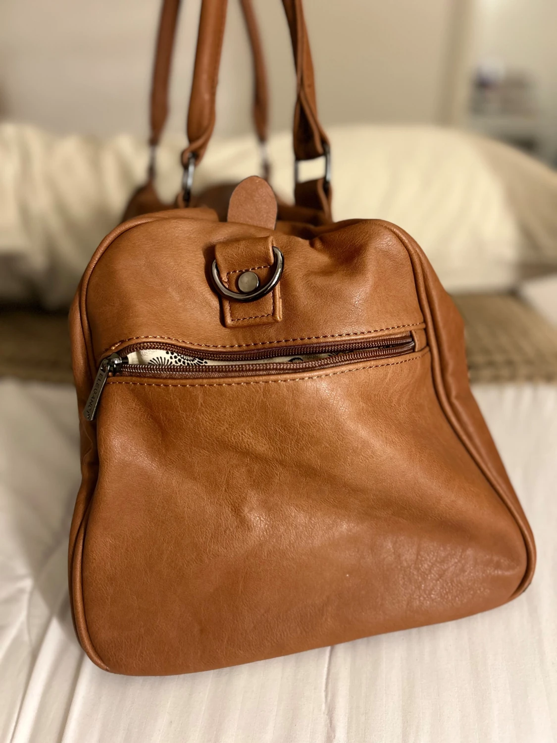 Brun axelväska från Elegance - 3