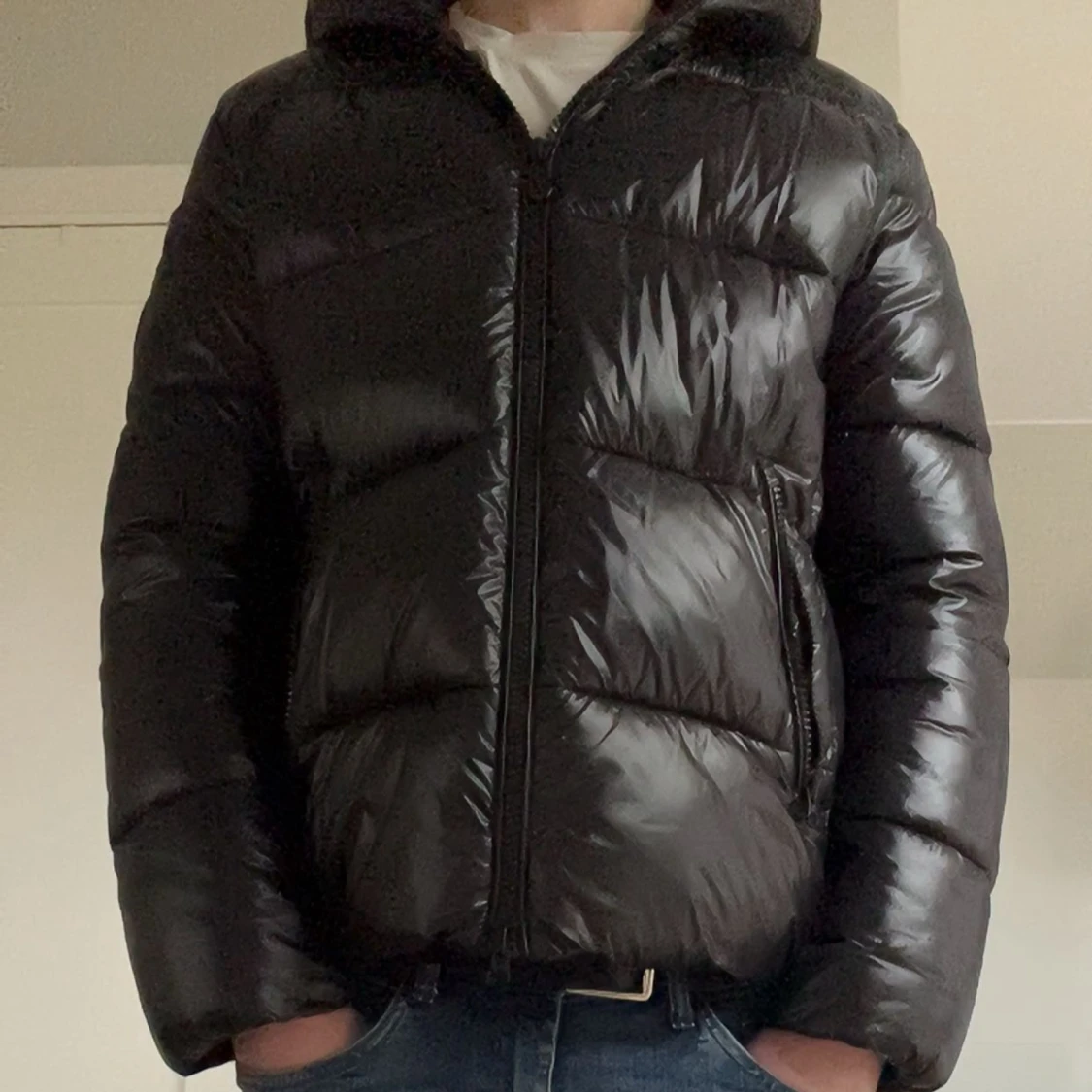 Svart pufferjacka Save The Duck storlek M - 1