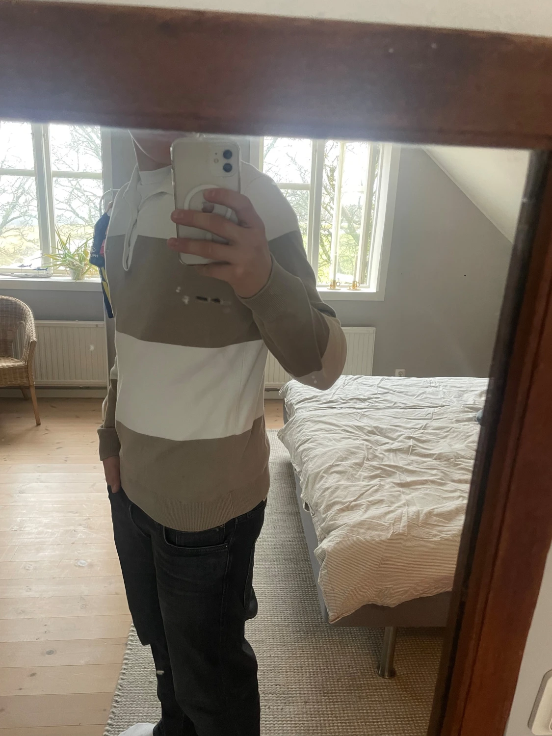 Randig pikétröja från Bondelid