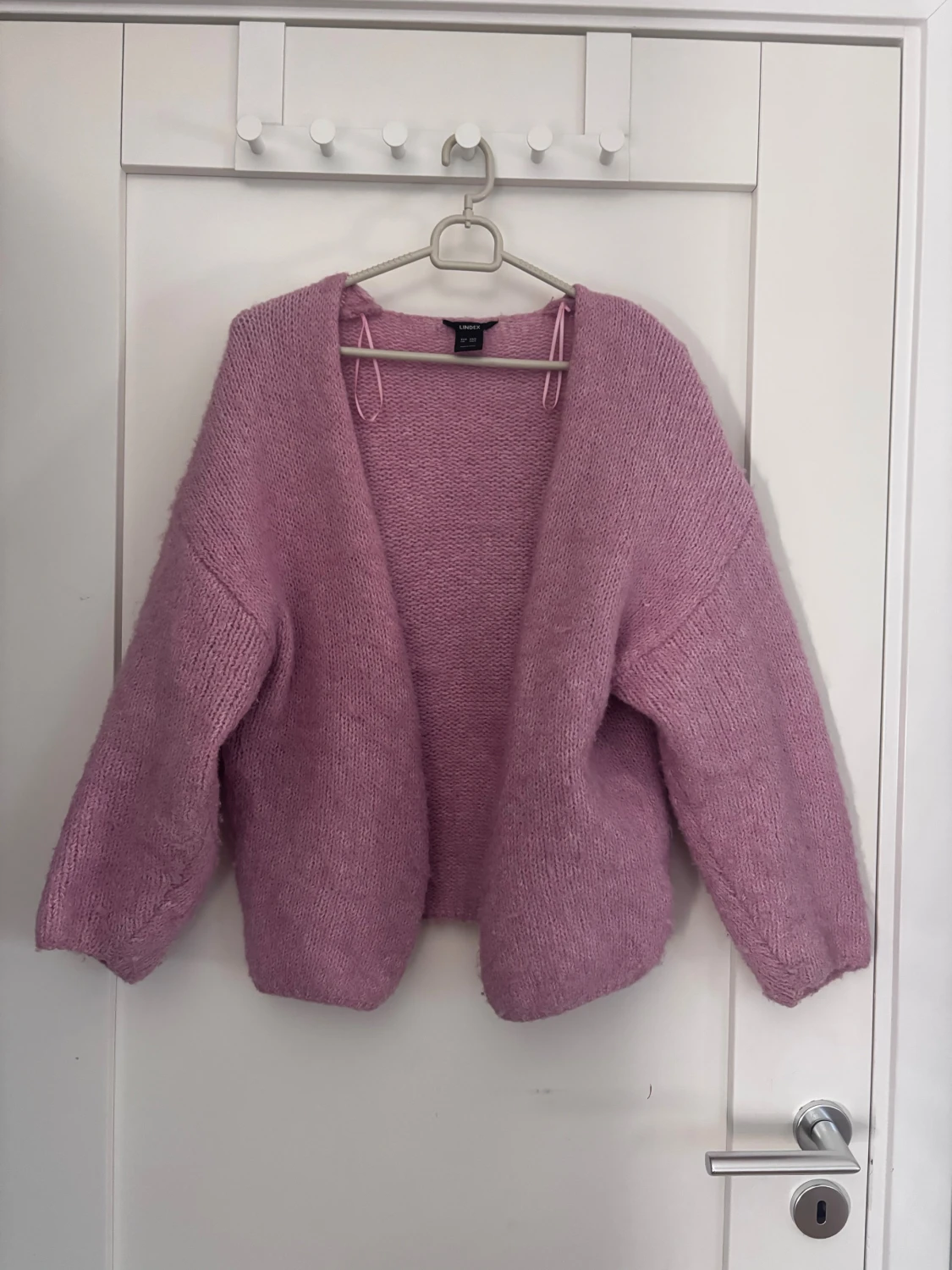 Rosa stickad kofta Lindex - 2