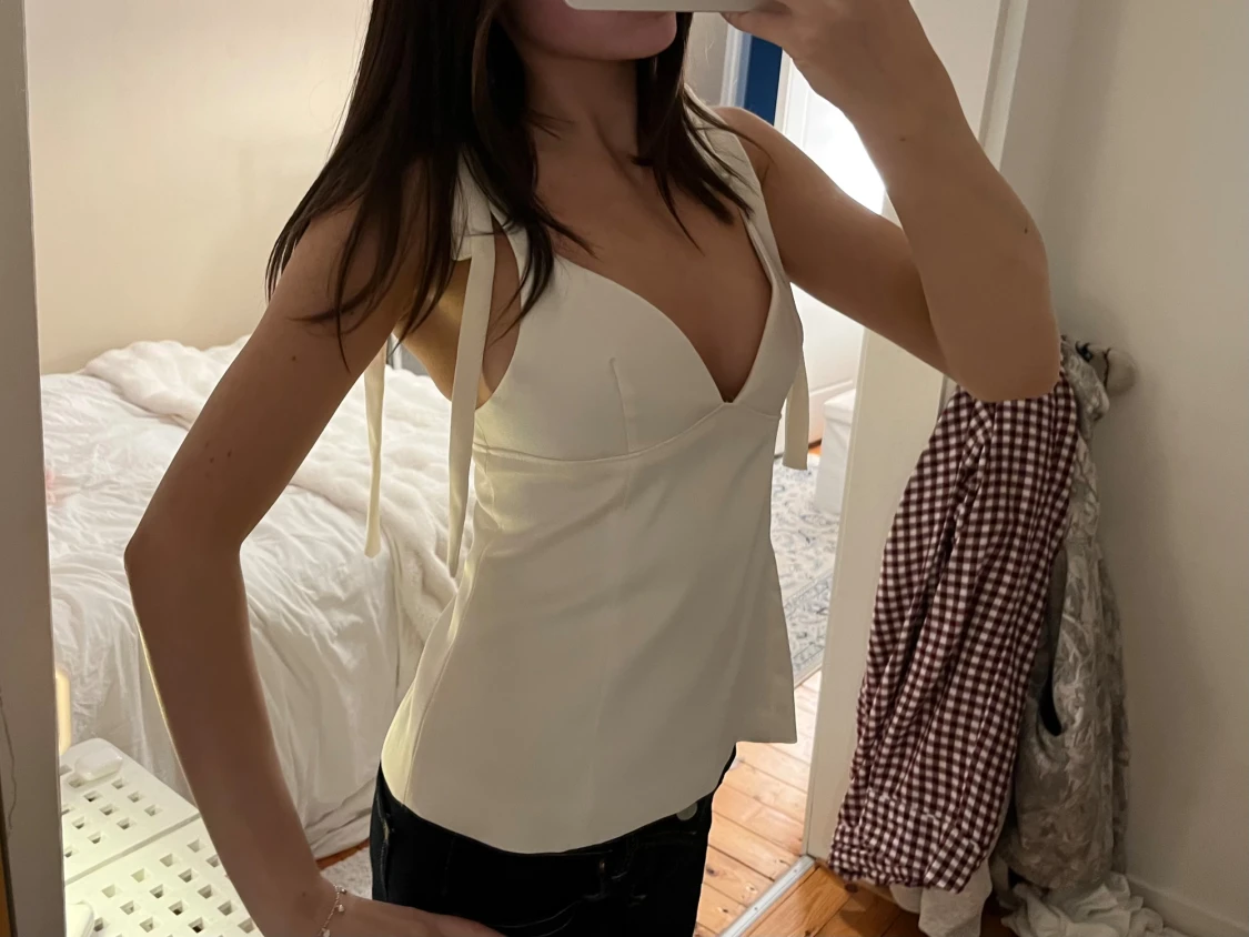 Zara satin topp  - 1