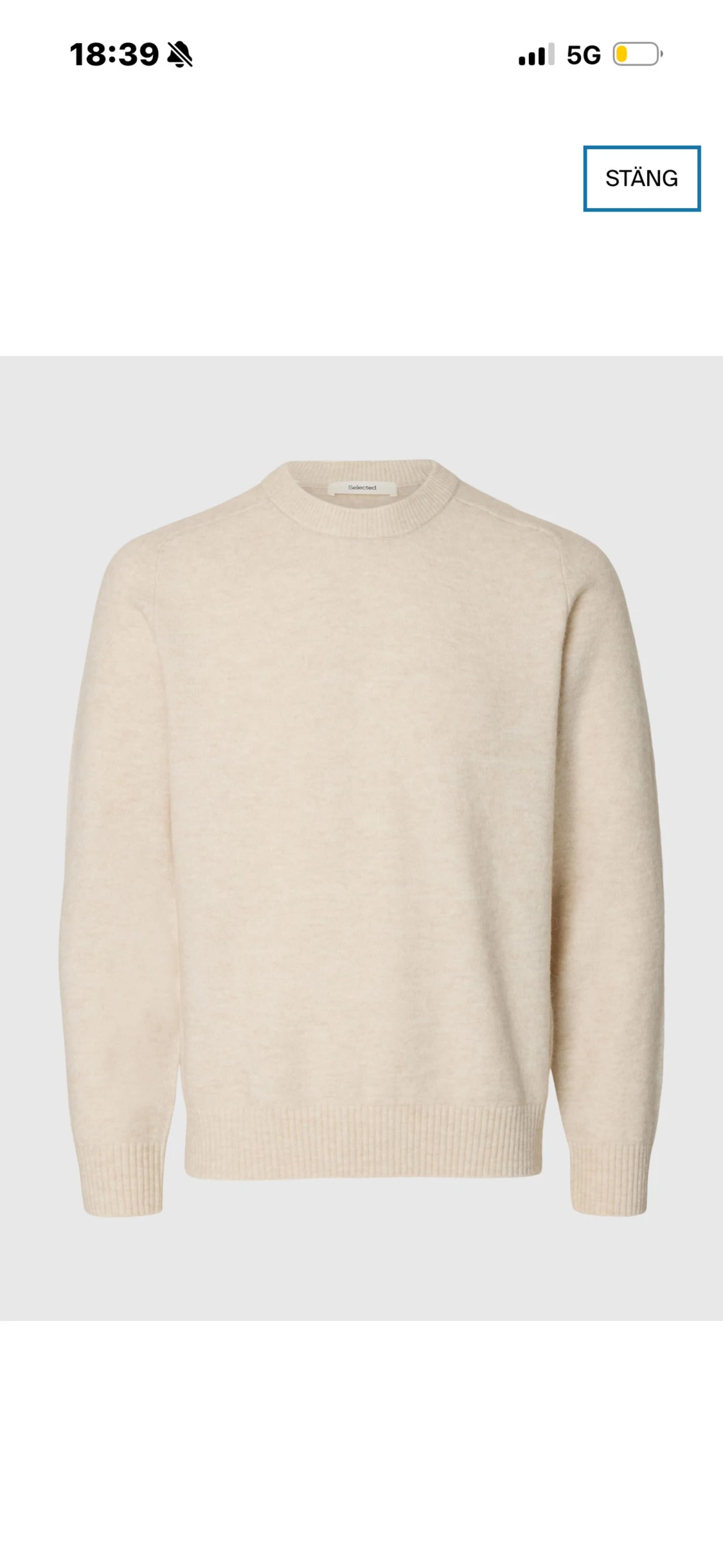 Stickad tröja selected homme - 1