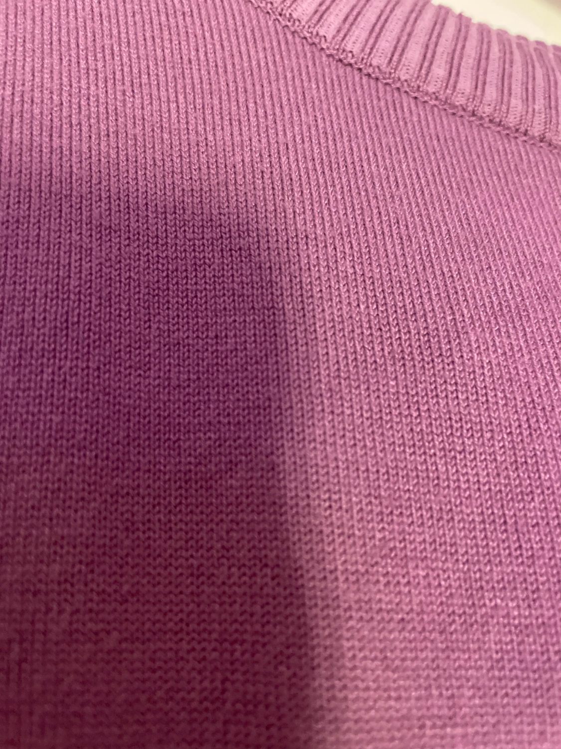 Lila stickad tröja från Saint Tropez - 1