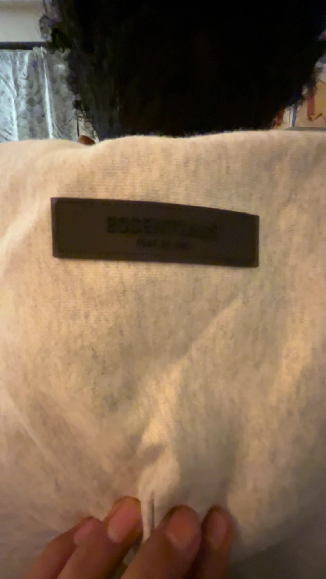 Essentials Fear of God vit hoodie oanvänd ny med prislapp - 3