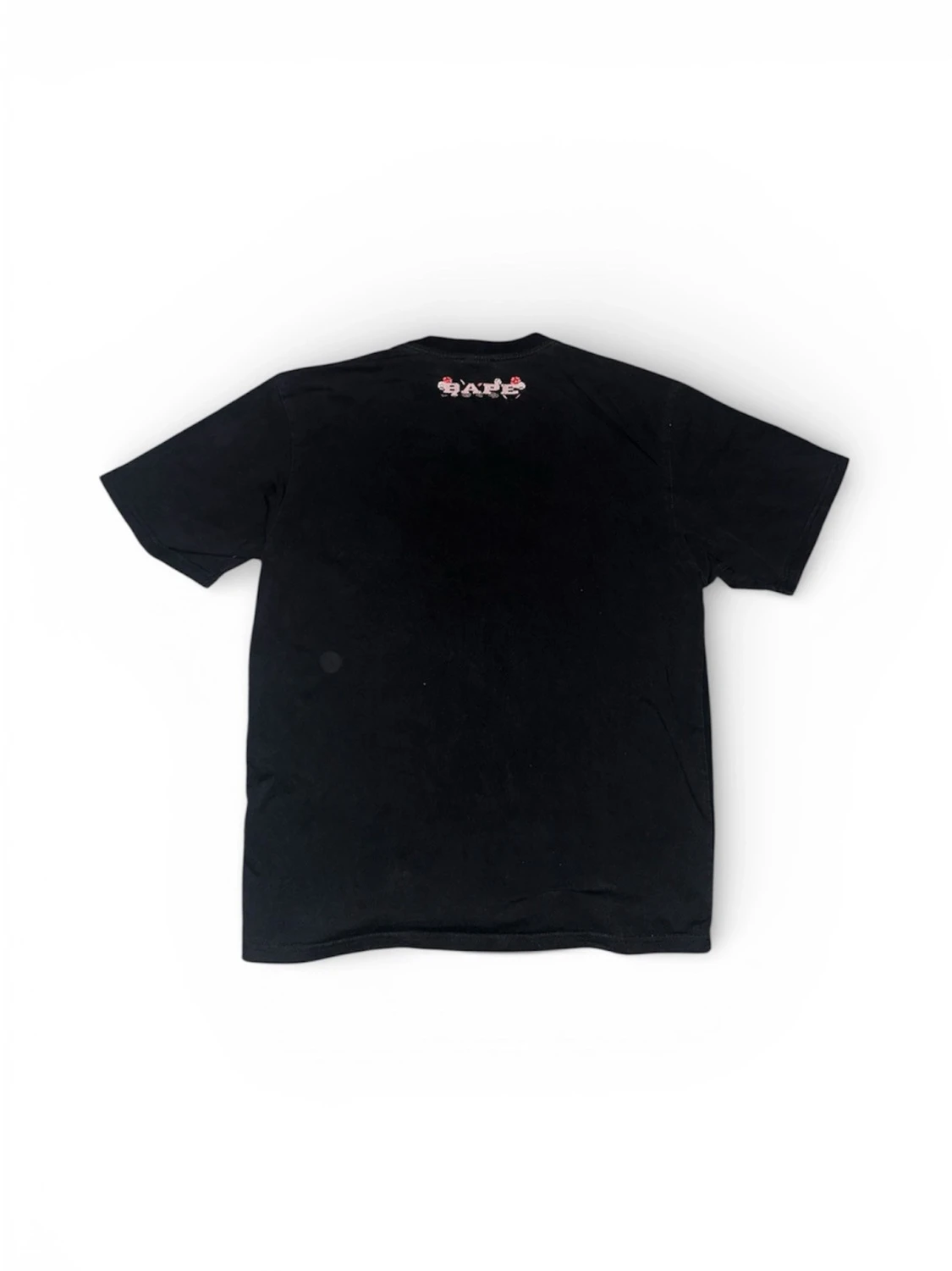 Svart BAPE t-shirt med blått tryck - 1