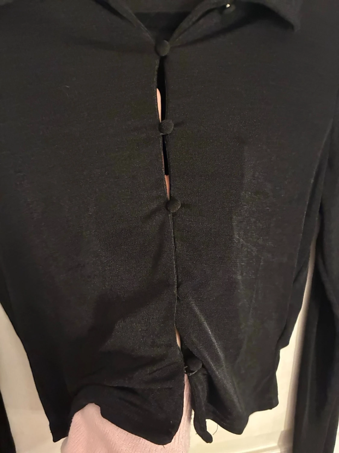 Svart långärmad topp från H&M - 2