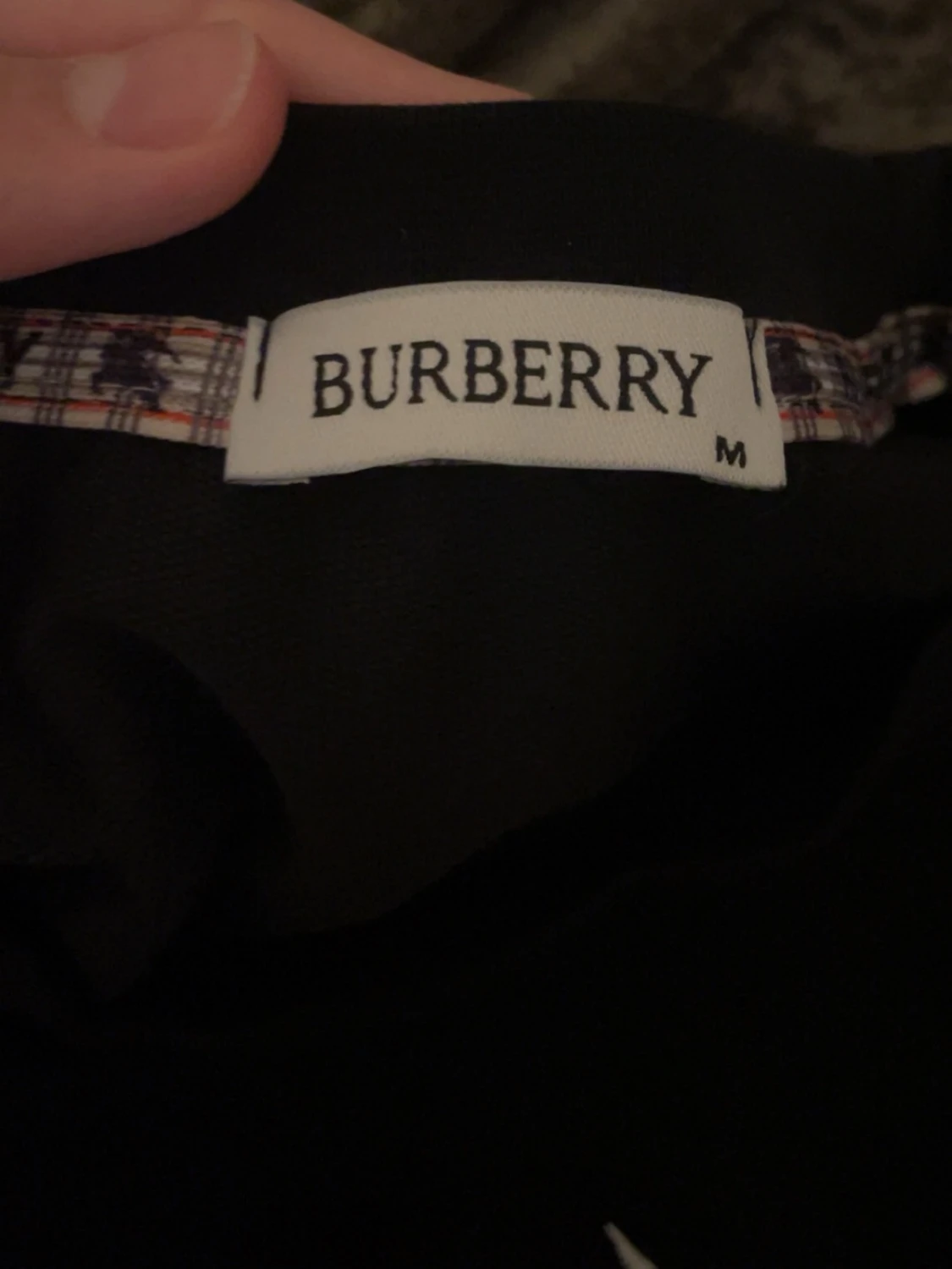 Svart sweatshirt från Burberry med tryck - 2