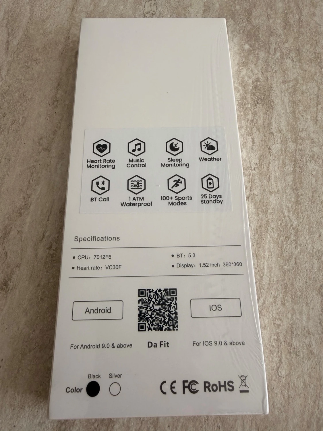 Svart sportig smartklocka - 2