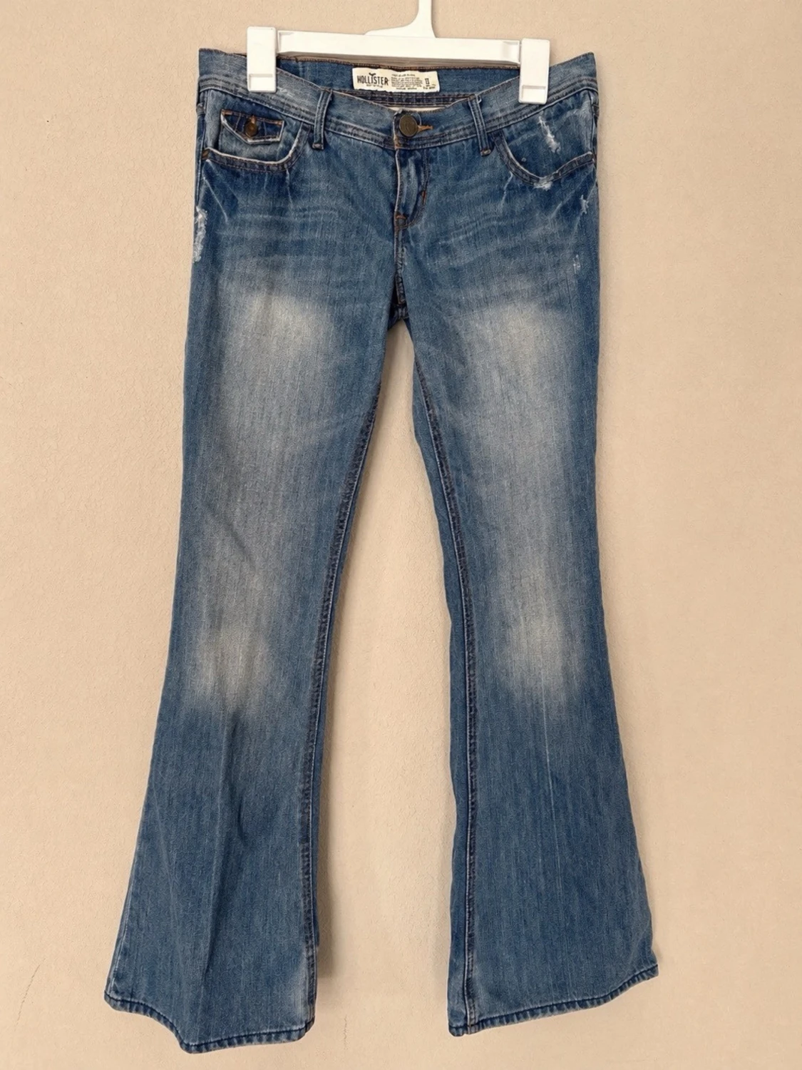 Lågmidjade bootcut Hollister jeans  - 1
