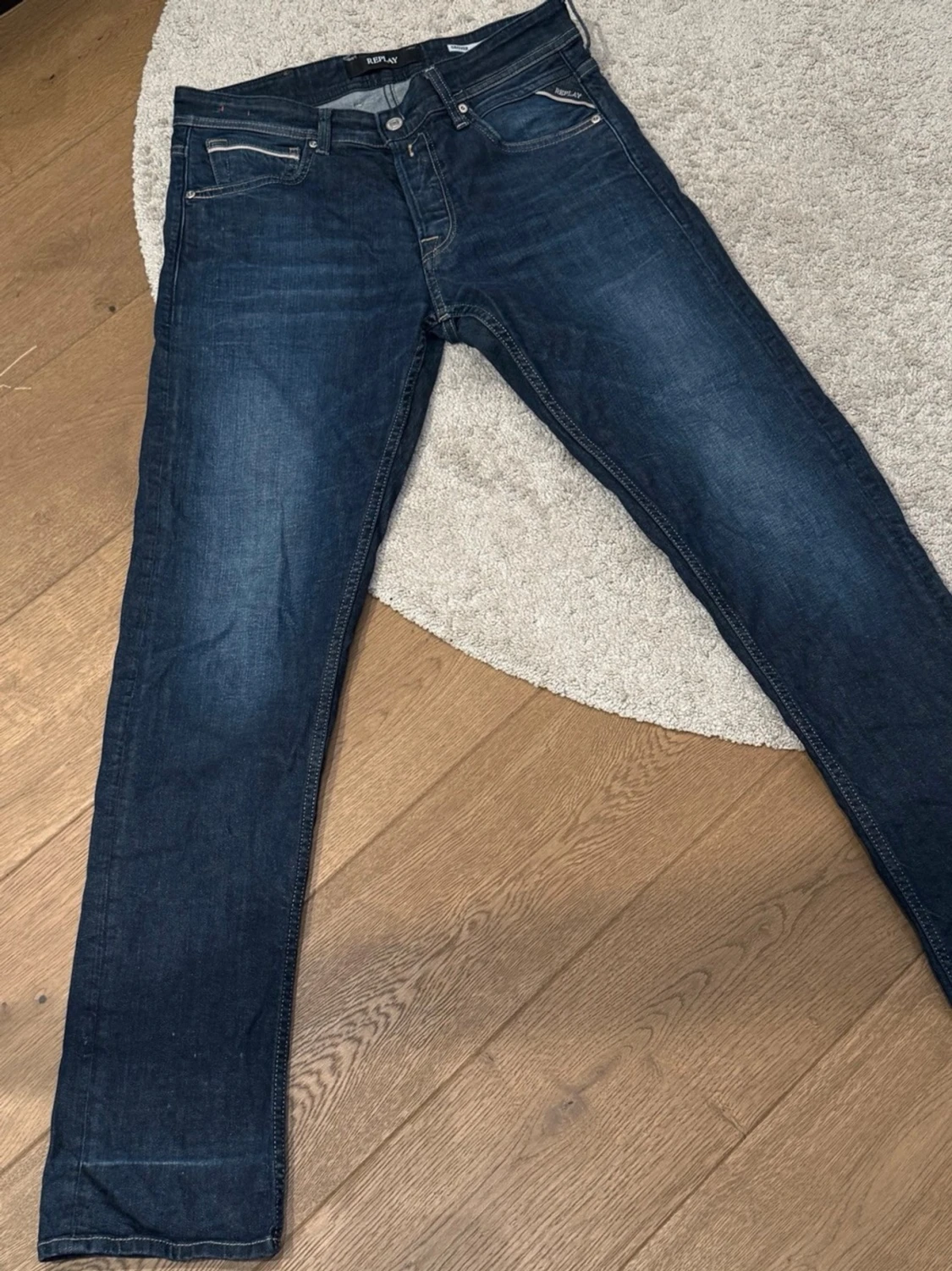 Mörkblå jeans från Replay GROVER - 2