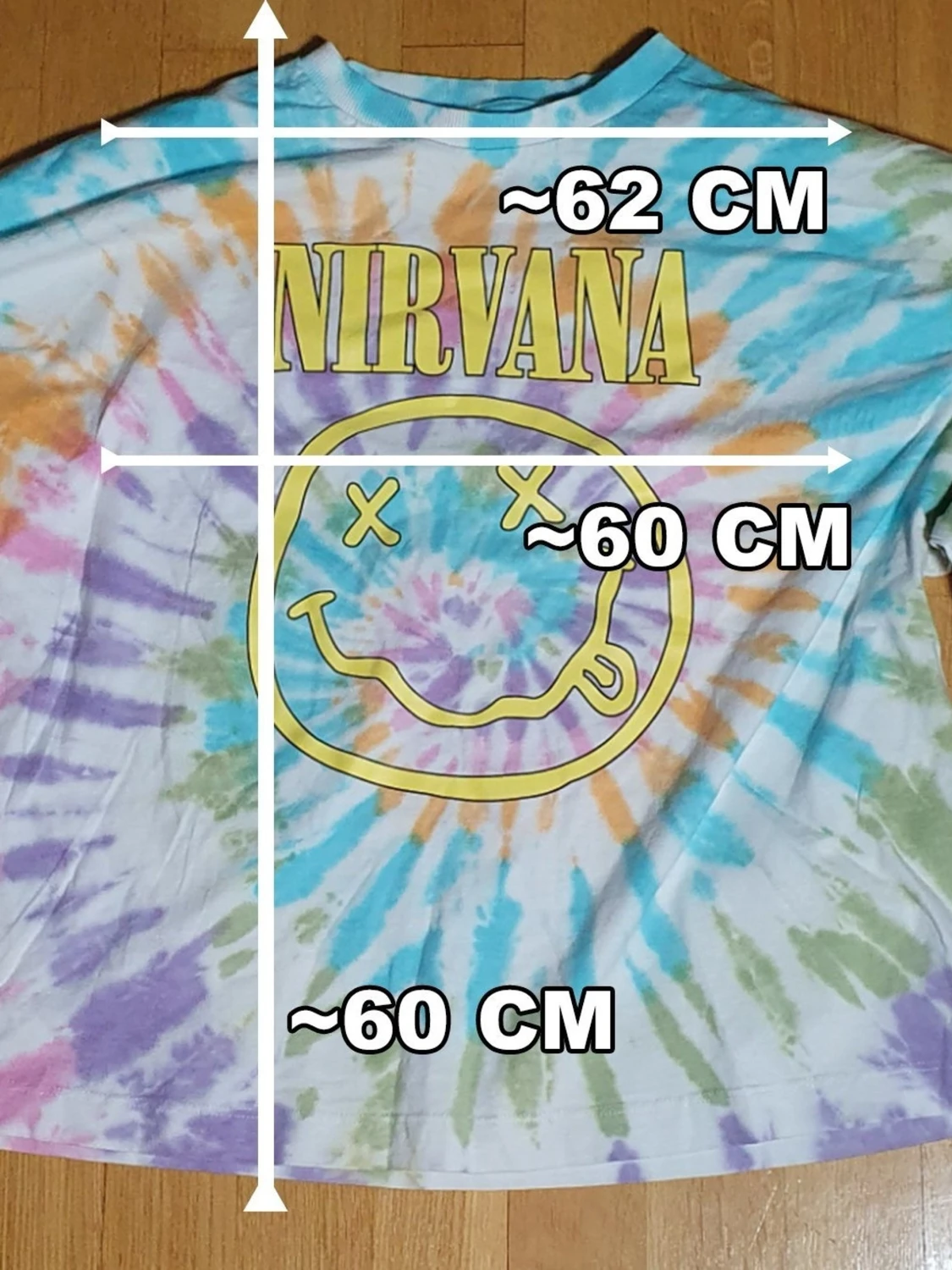 Nirvana Tie-Dye Tröja | M / Medium - 1
