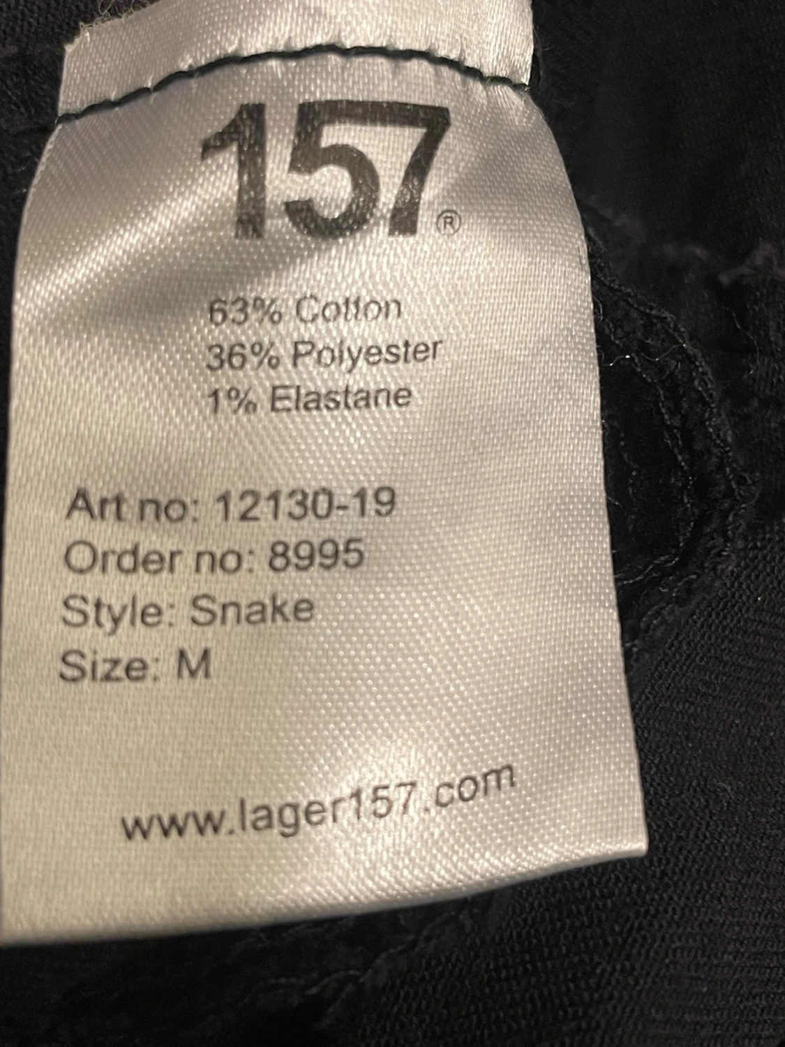 Svarta skinny jeans från 157 - 2
