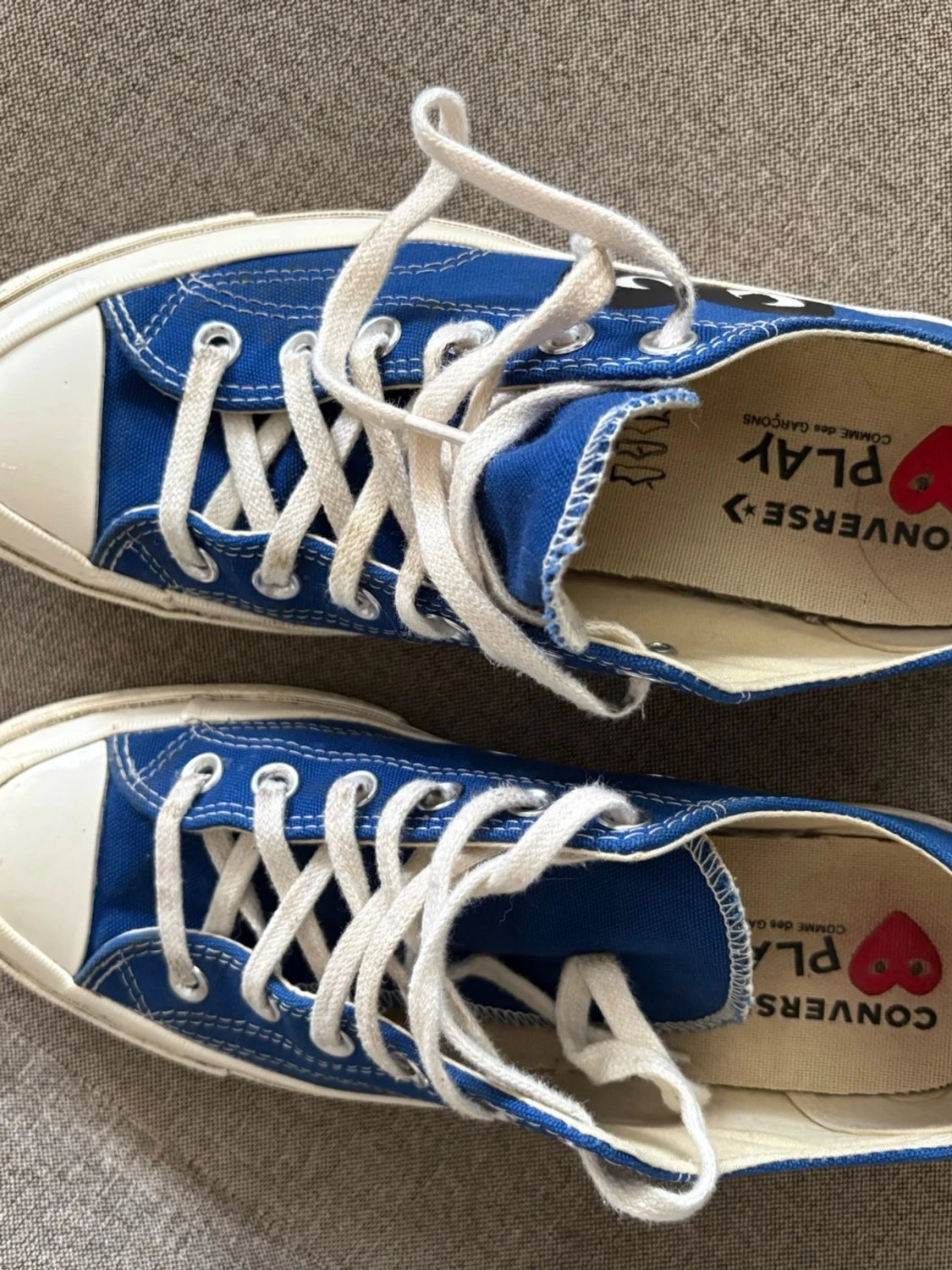 Converse x CDG Play blå låga sneakers - 1