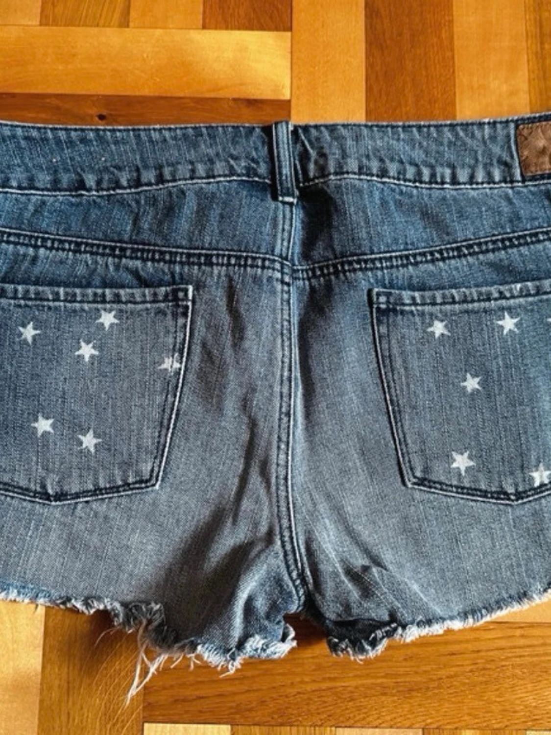 American Eagle jeansshorts med flaggmönster - 1