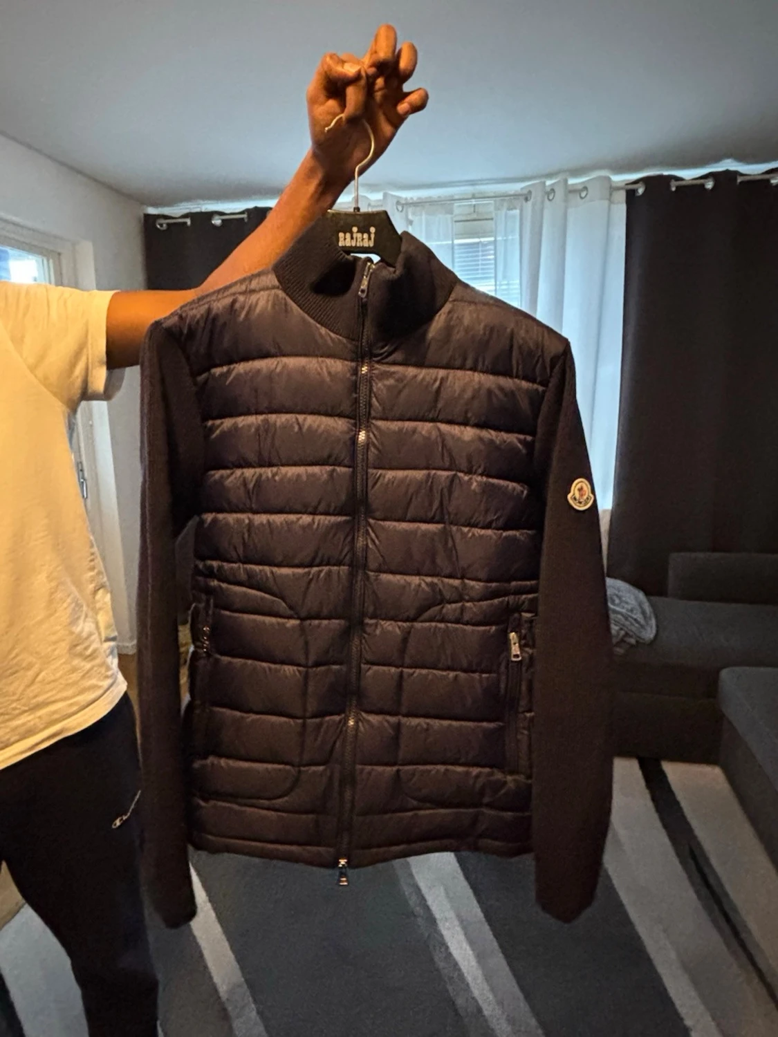 Svart cardiganjacka från Moncler