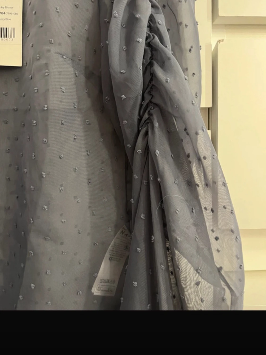 Blå transparent blus från NA-KD - 2