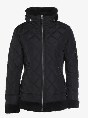 Lauren Ralph Lauren allväderskacka - Snygg svart dunjacka med quiltat mönster och mjuk fuskpäls vid krage, ärmslut och nederkant. Jackan har dragkedja framtill, två fickor med knapp och en ficka på ärmen. Perfekt allvädersjacka som ger en stilren look.