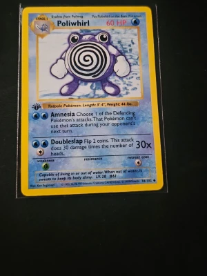 Poliwhirl #38 1st edition - Utmärkt Skick