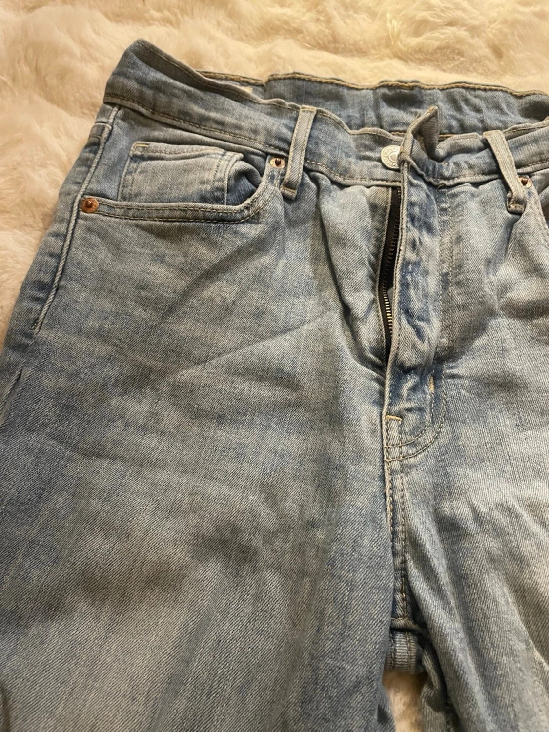 Ljusblå raka jeans från Levi's - 4