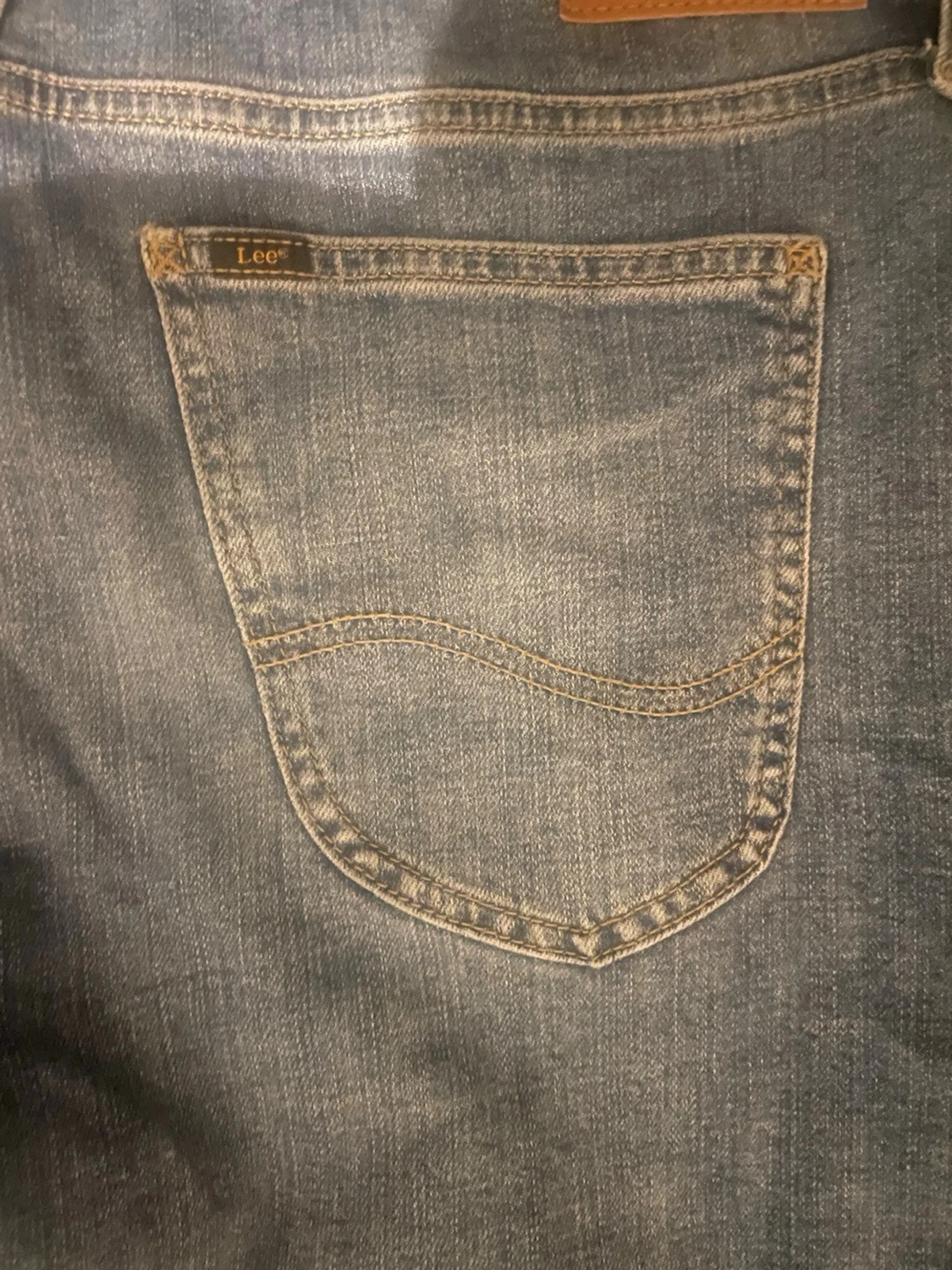 Blå slim fit jeans från Lee - 5