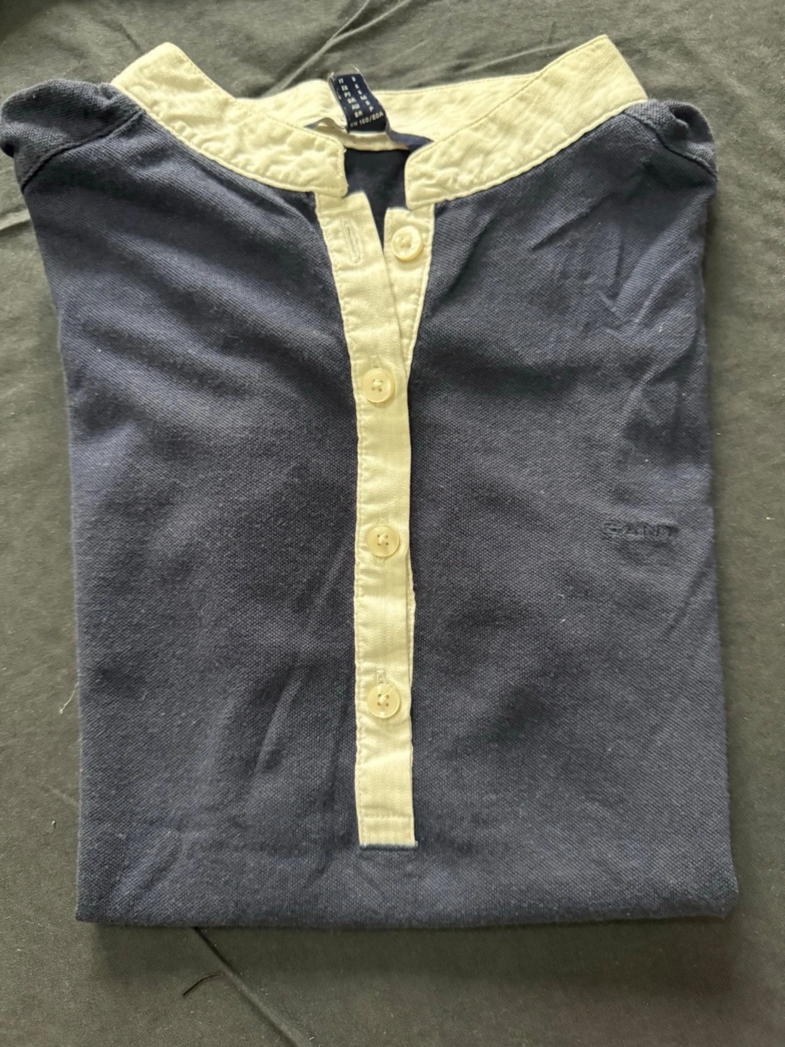 Marinblå kortärmad topp från Gant - 2