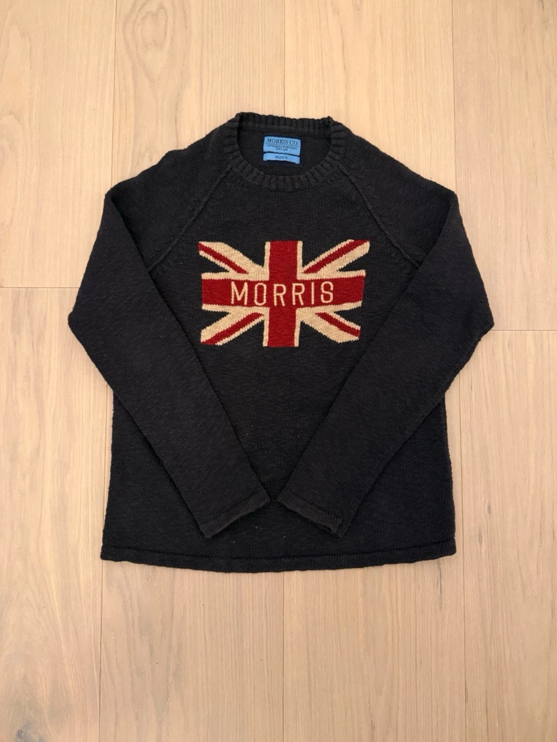 Mörkblå stickad tröja Morris - 4