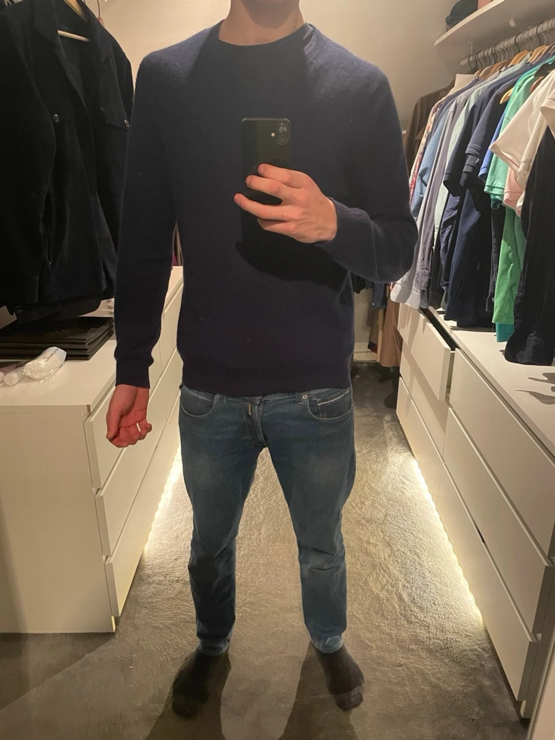 Mörkblå cashmere-tröja Club Room - 3