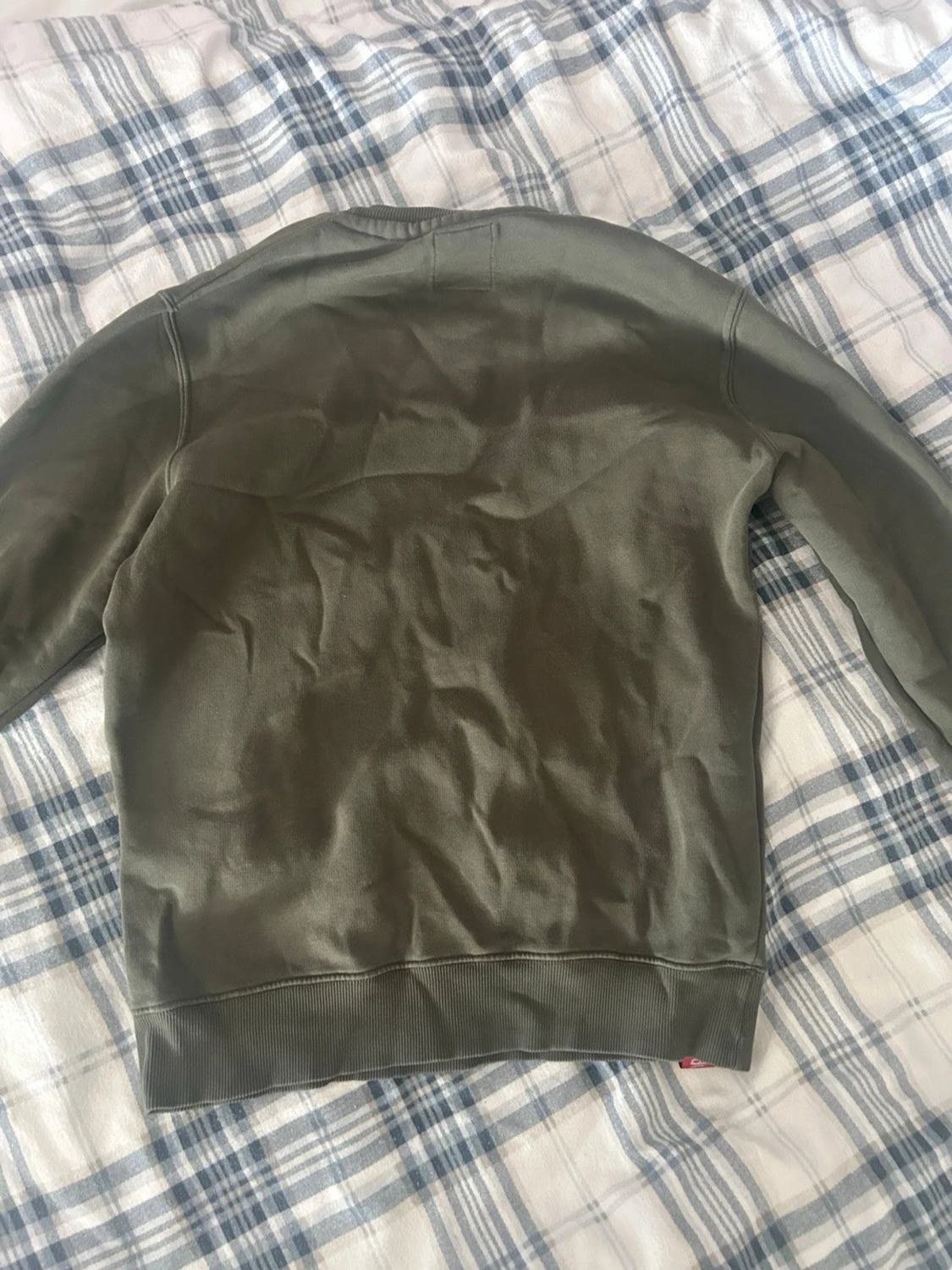 Olivgrön sweatshirt Alpha Industries - 1