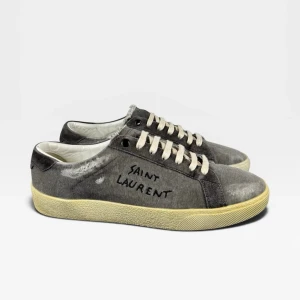Saint Laurent Skor | 40 - Saint Laurent text sneaker | Grymt skick! | Storlek 40 | Kort från Saint Laurent ingår | #20