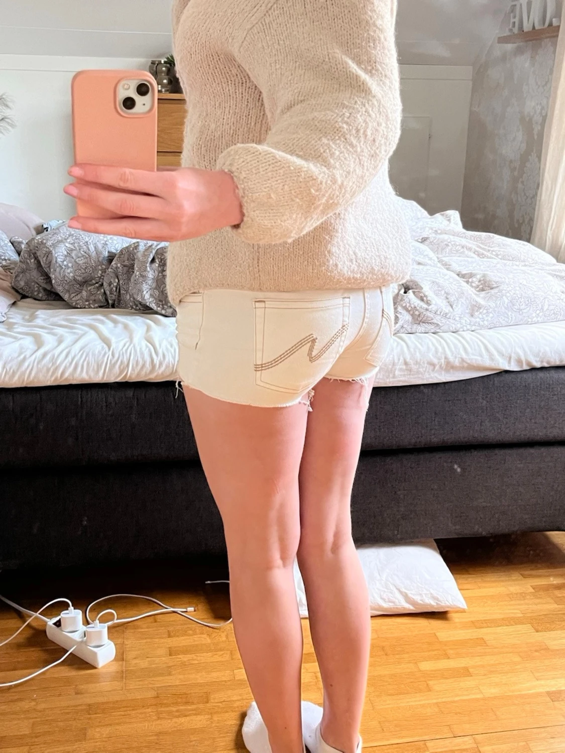 Vita jeansshorts Nelly - 1
