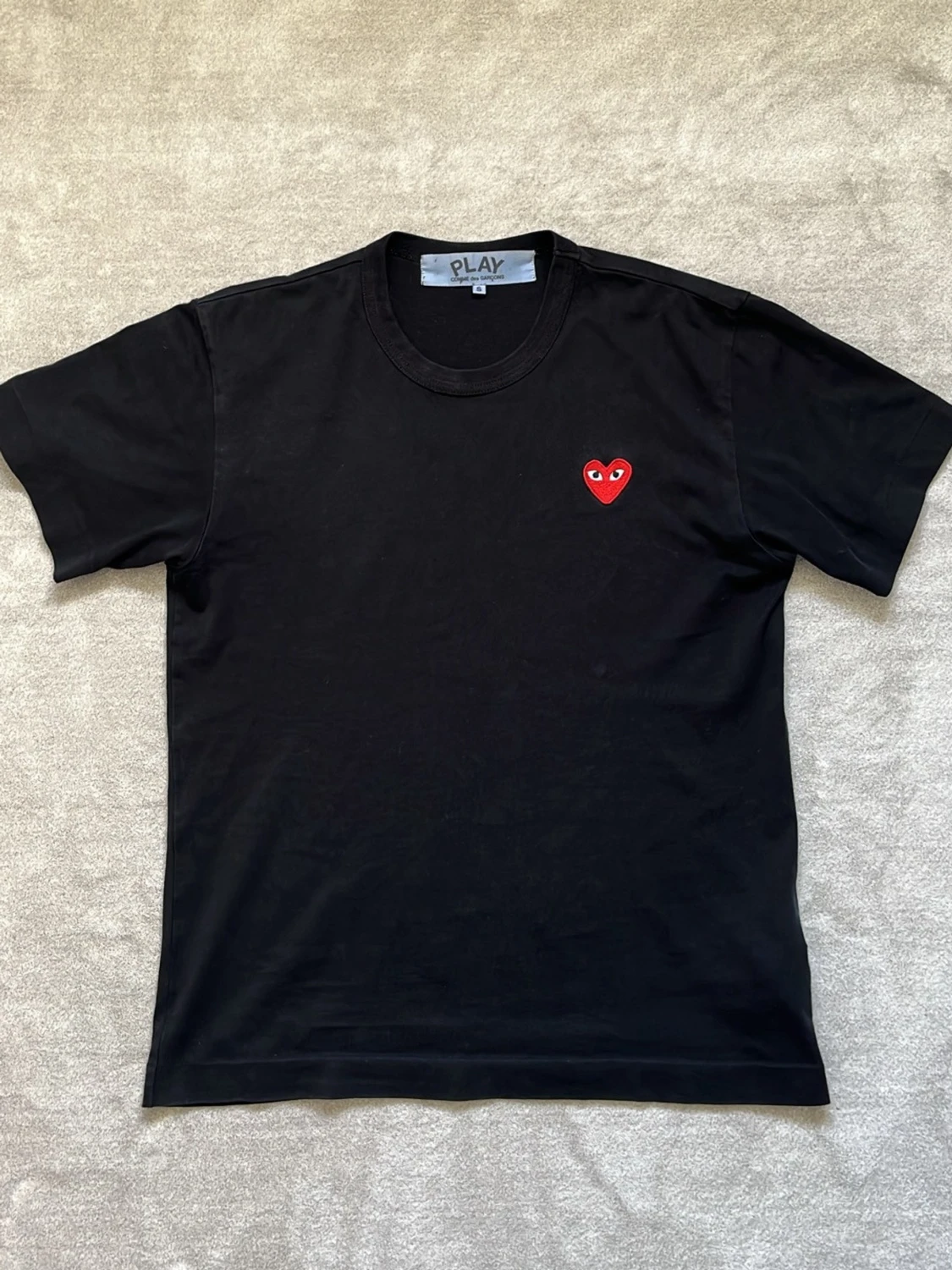 Svart Cdg Tshirt