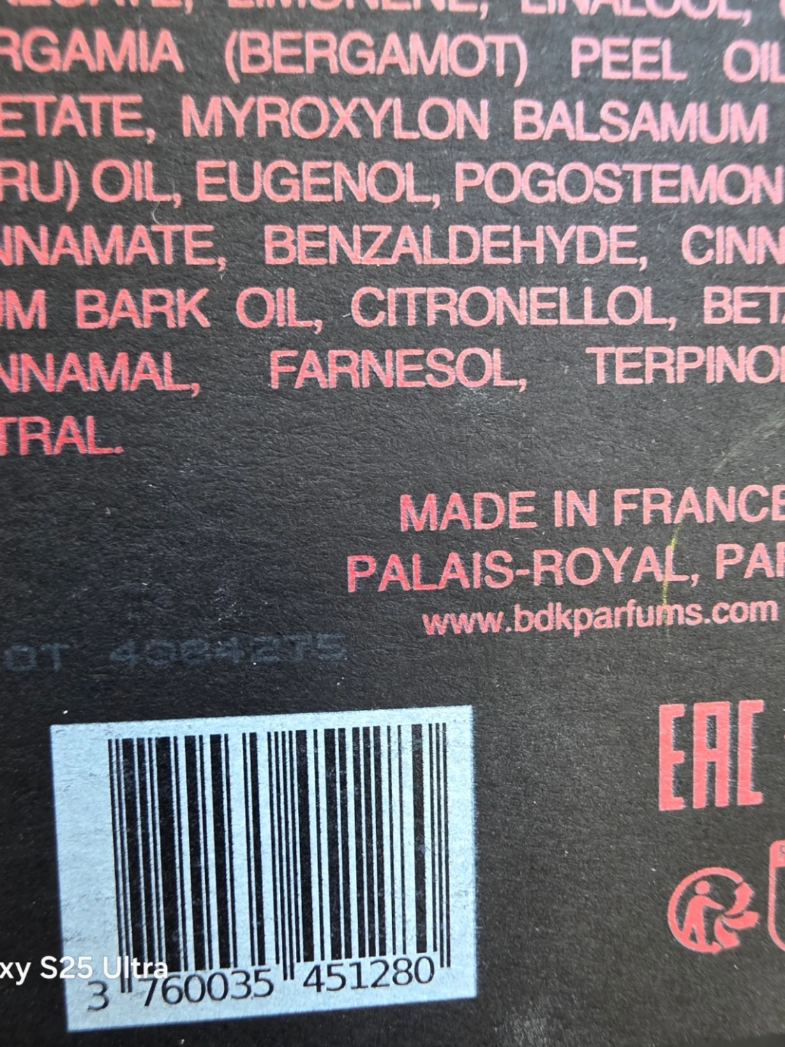 BDK Parfums röd parfymflaska 100ml - 2