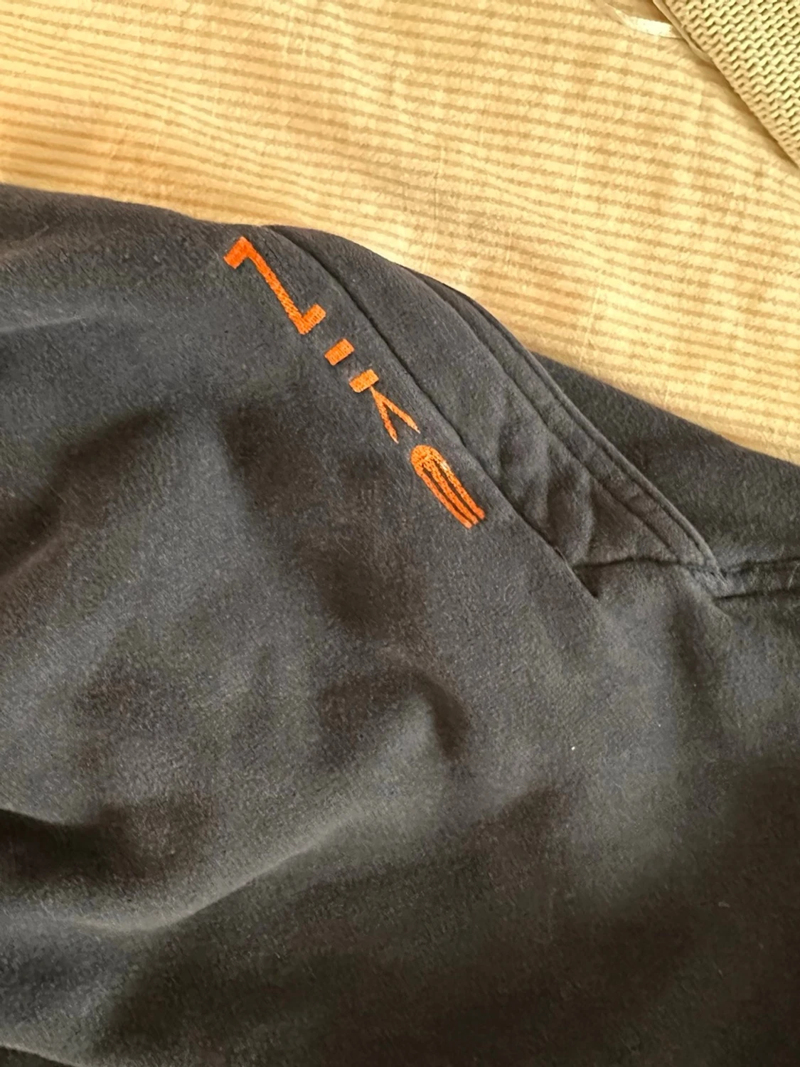 Vintage Mörkblå halfzip från Nike - 3