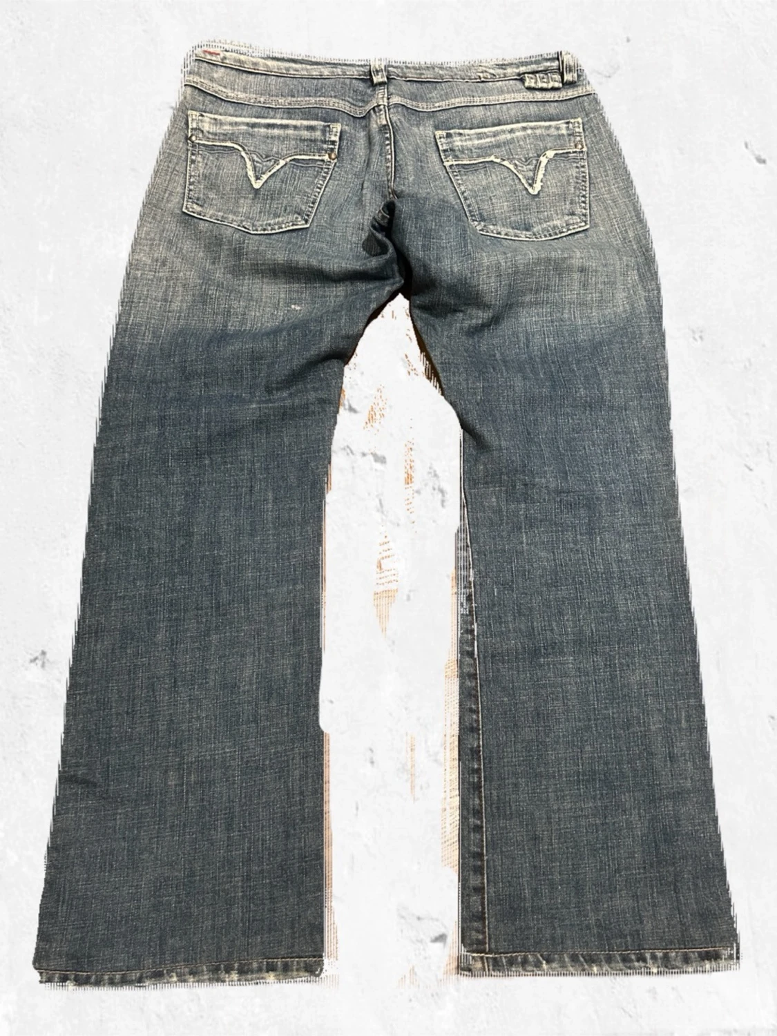 Blå Lowwaist Diesel Jeans - 1