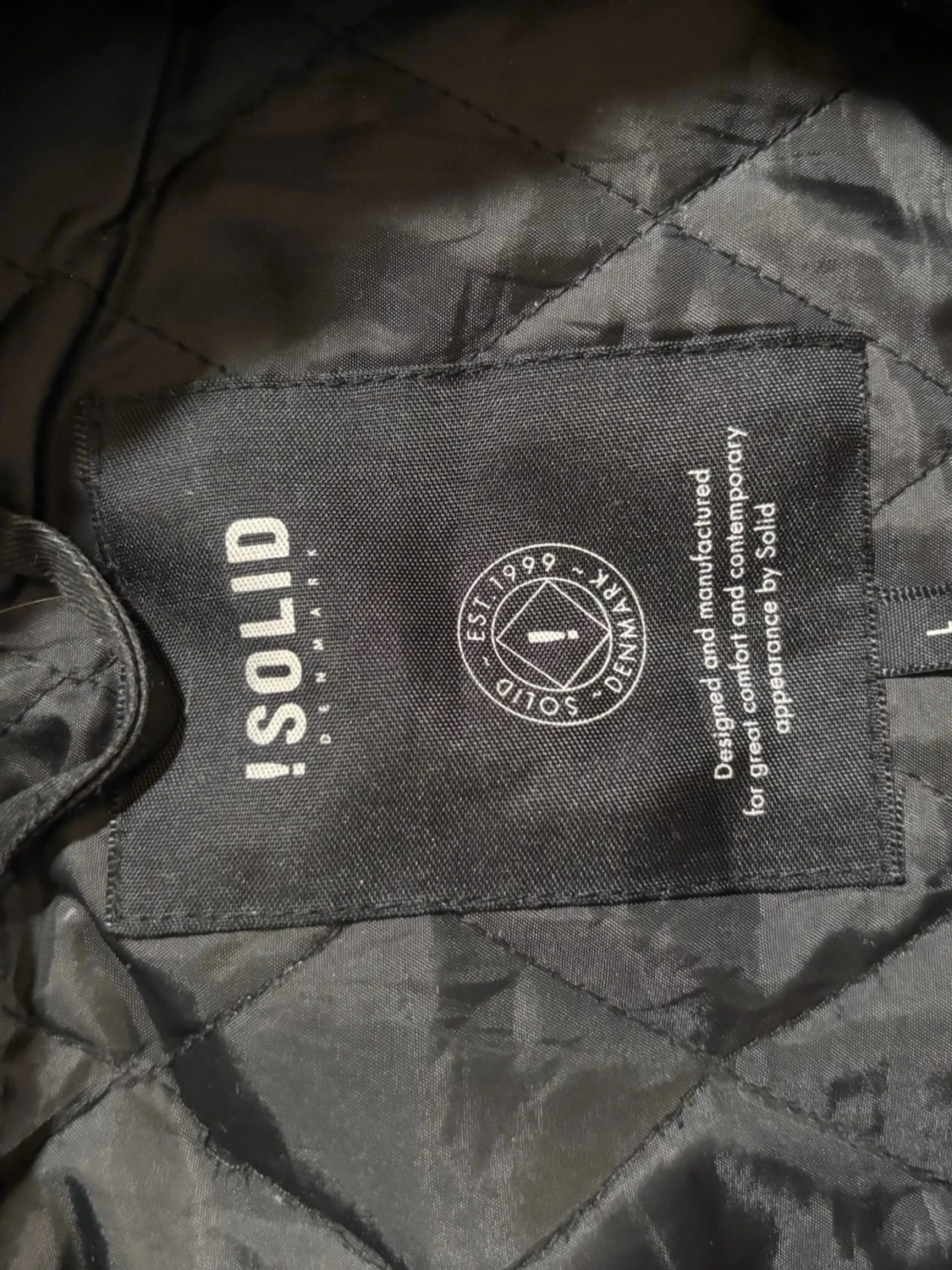 Svart jacka från Solid med fickor - 3