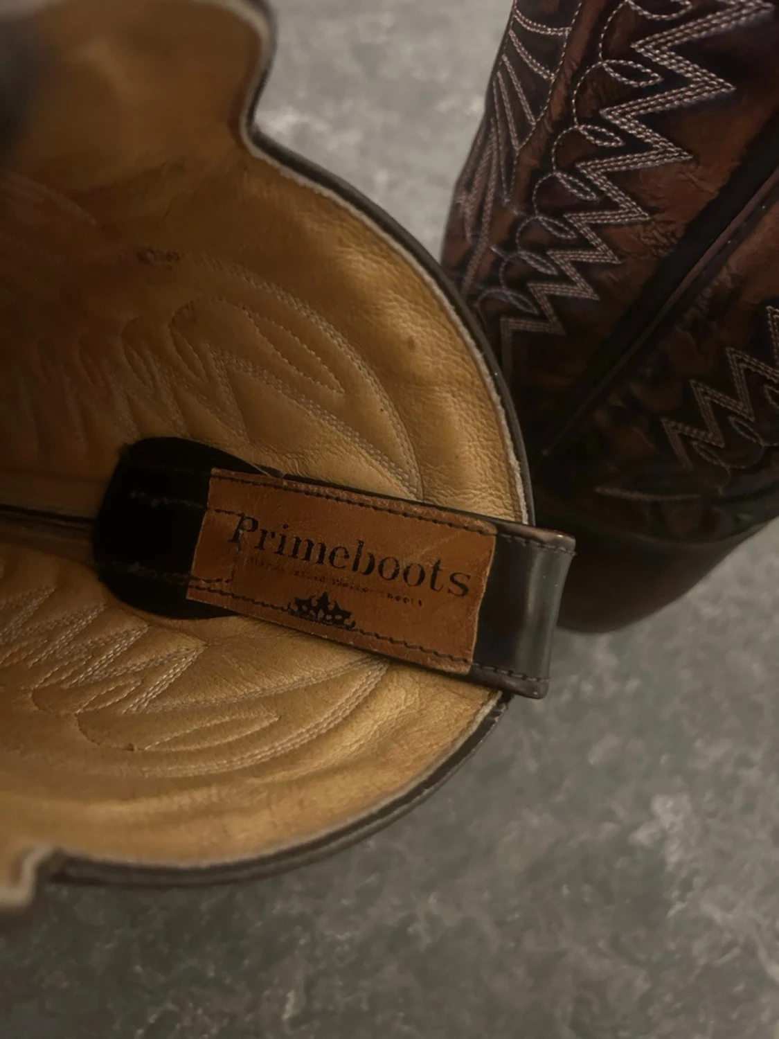 Primeboots cowboy boots i 100% läder - 2