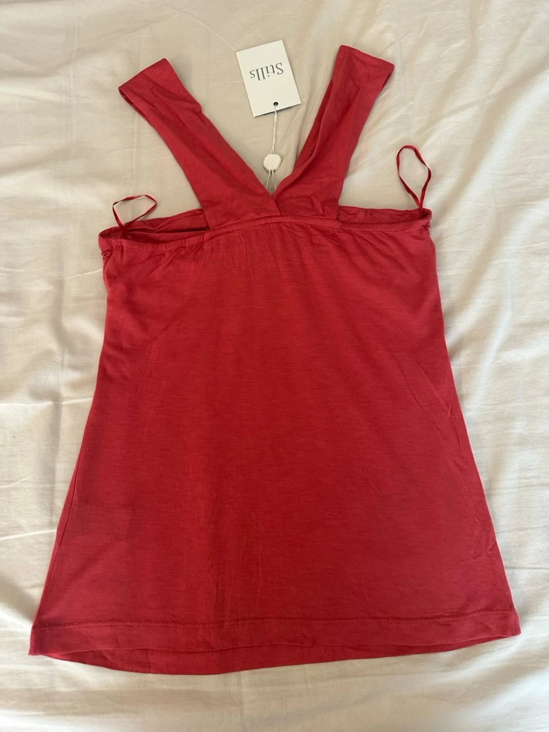  linnetopp med twistade axelband - 2