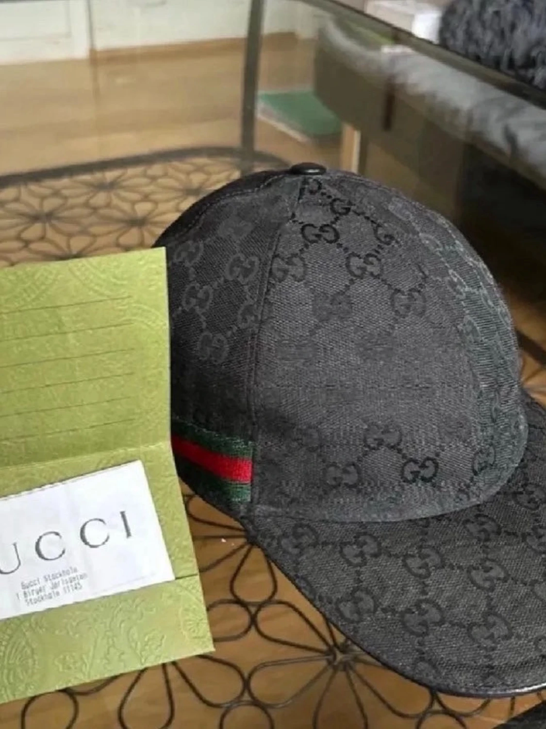 Gucci keps svart