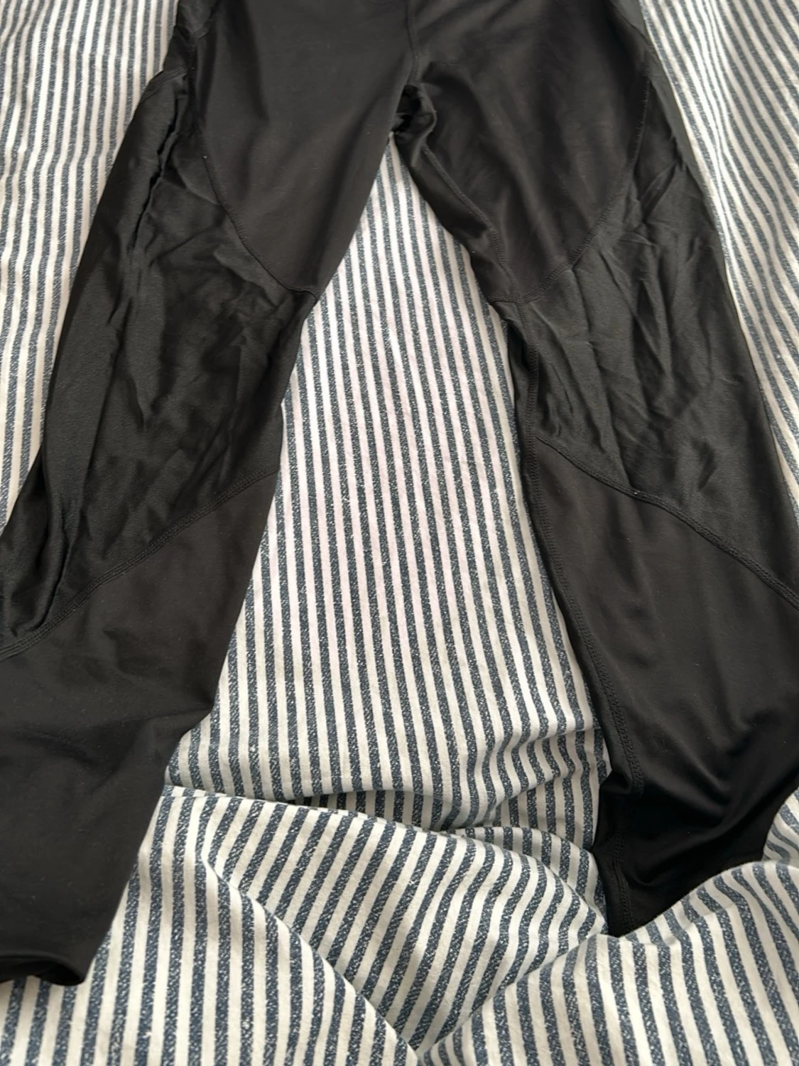 Svarta sportiga leggings