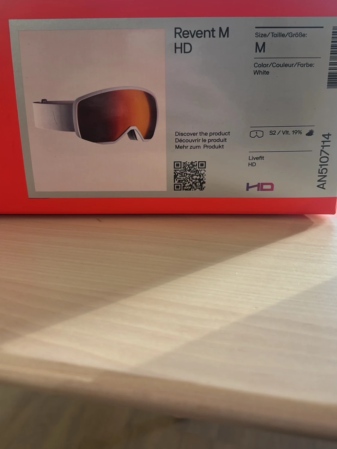 Vita HD sportiga solglasögon - 2