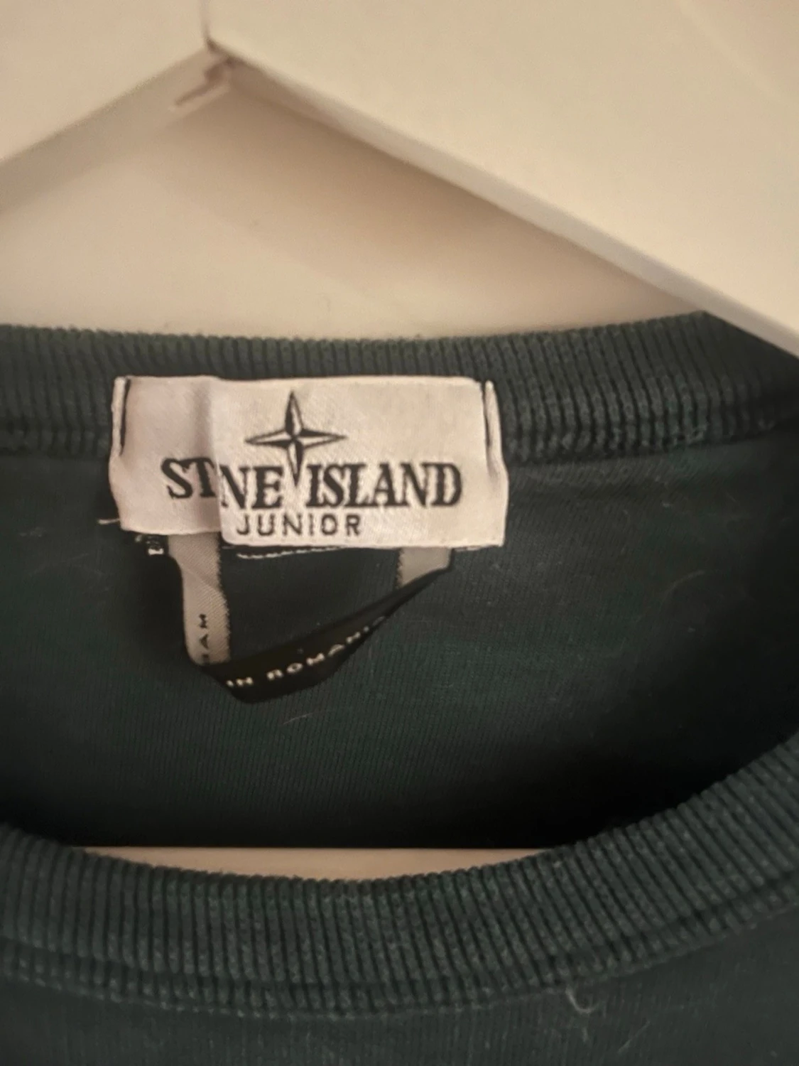 Mörkgrön Stone Island sweatshirt - 2