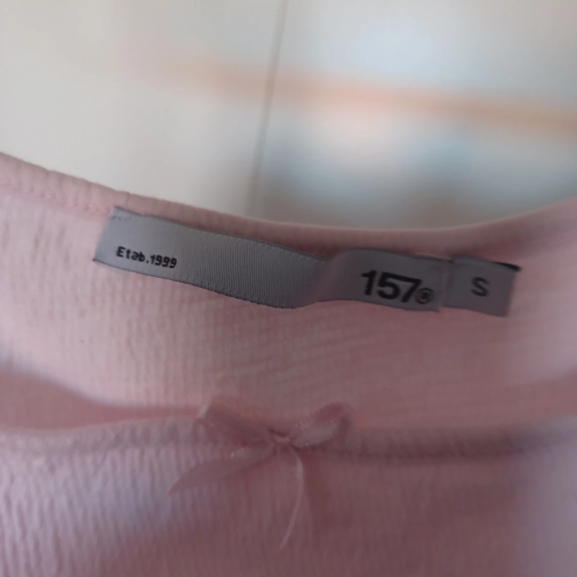 Ljusrosa pyjamaslinne med rosett🎀 - 1