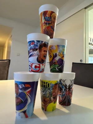 McDonalds FIFA World cup muggar.  - Fulla kollektionen av McDonalds FIFA World cup muggar. 