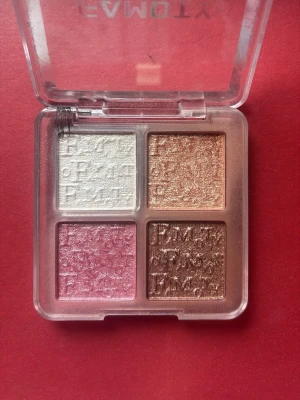 Blush  bronzer highlighter palette   - Blush  bronzer highlighter palette  only swatched with a clean brush  for a video 
