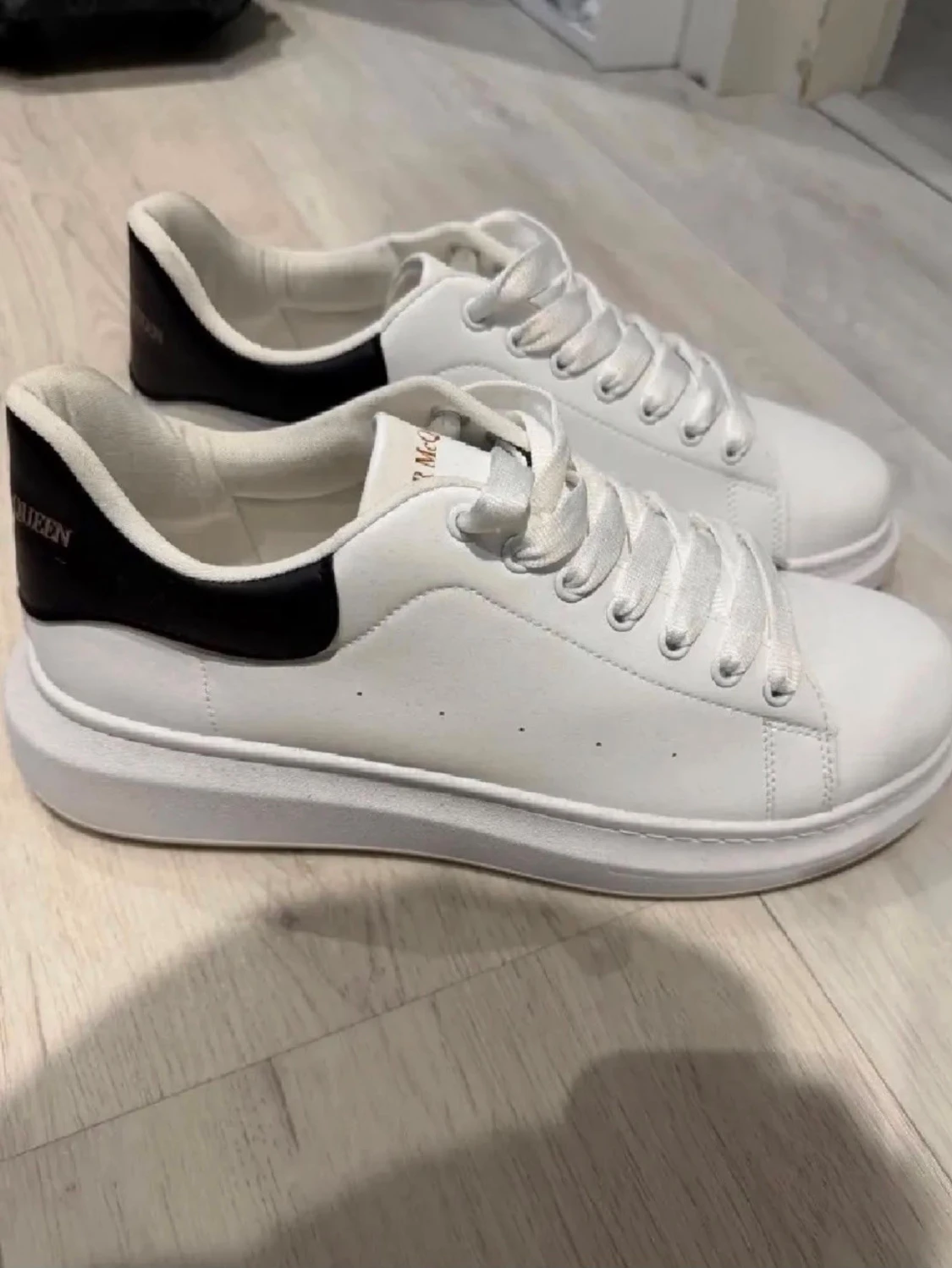 Alexander Mcqueen white shoes