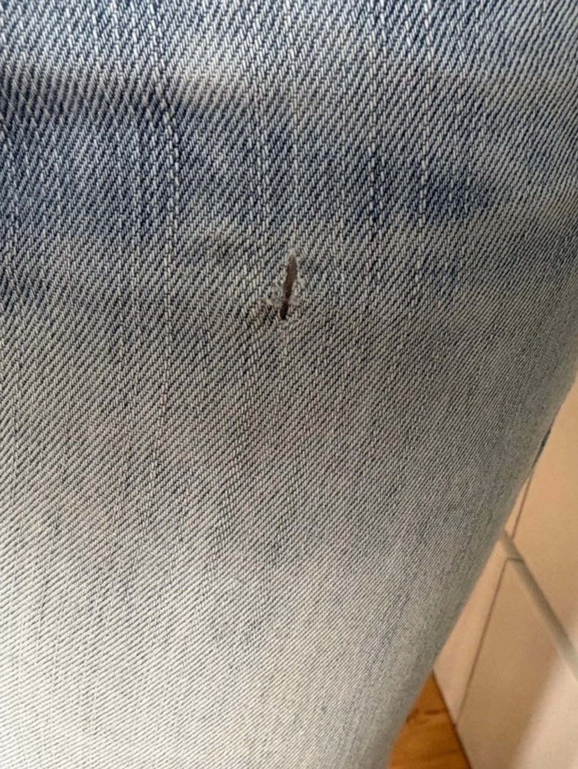 Ljusblå bootcut jeans  - 1