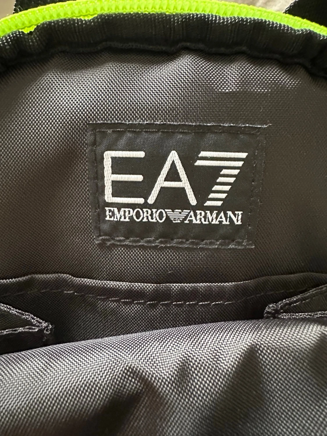 EA7 Emporio Armani axelväska grå/neon - 1