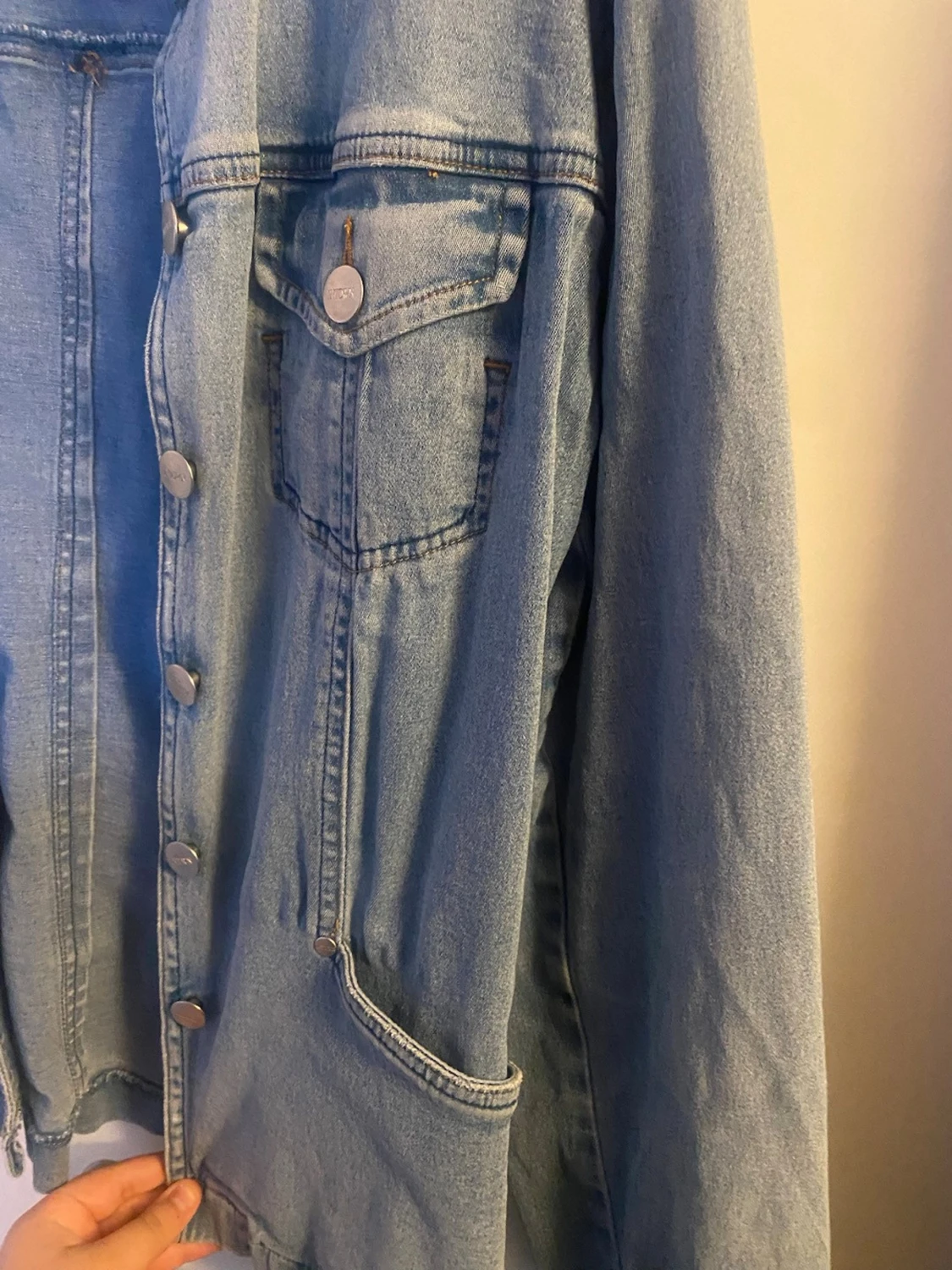 Ljusblå jeansjacka  - 3