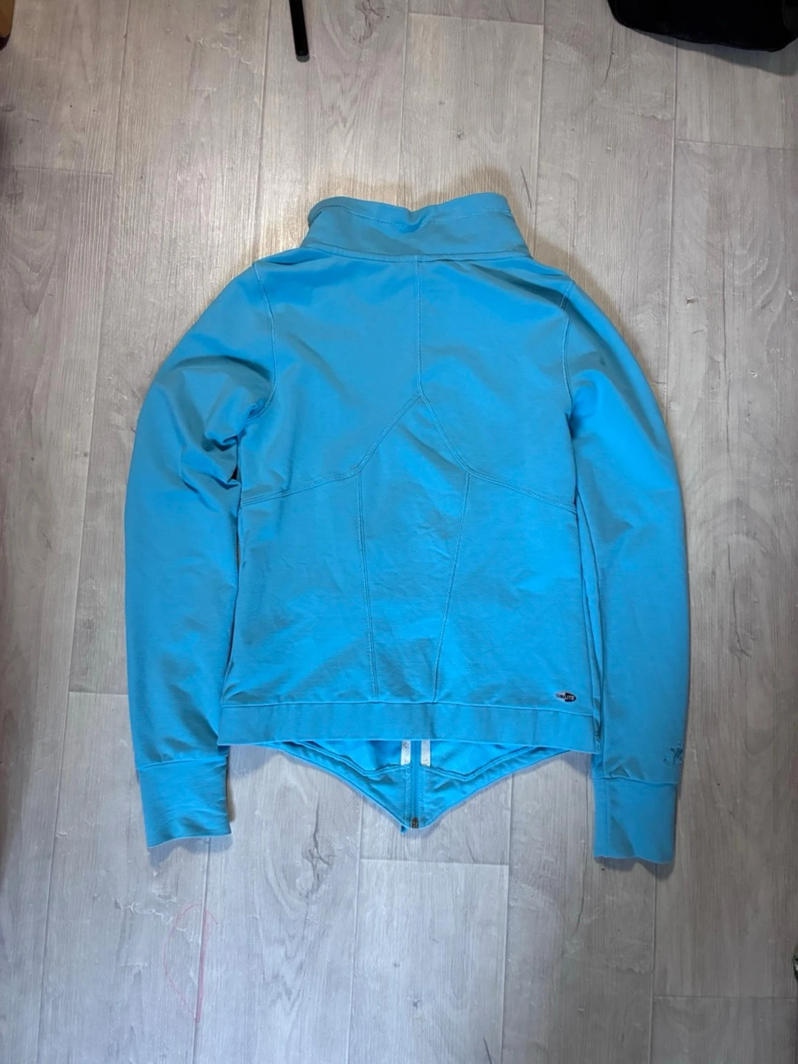 Blå Adidas vindjacka med dragkedja - 1